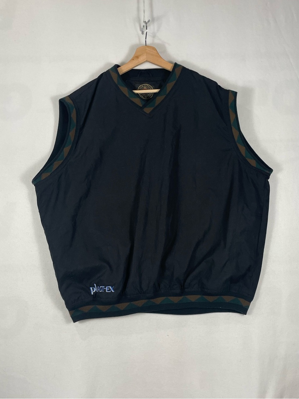 Vintage Stormtech Golf Windbreaker Vest Pockets Plast Ex Embroidered Sz XL